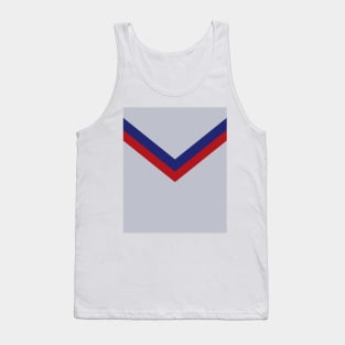 Barcelona Grey, Red, Blue Chervon Tracksuit 1984 Tank Top